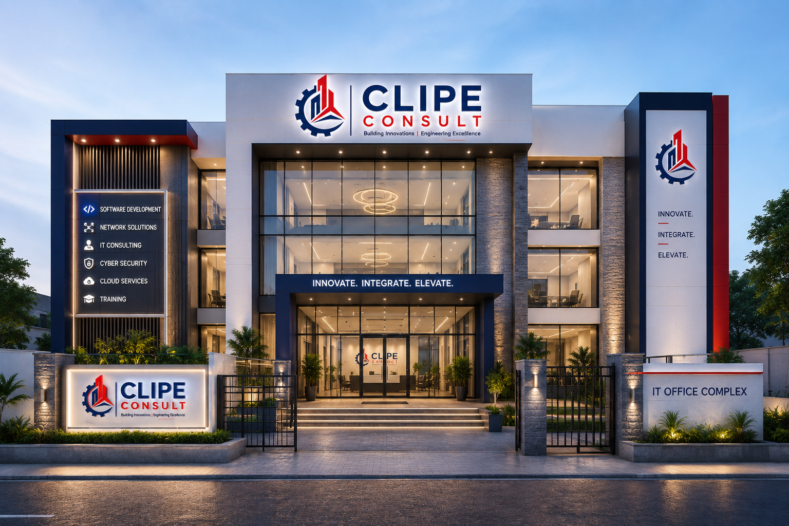 Clipe Consult headquarters — modern corporate office building